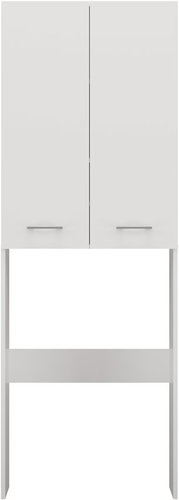 Topeshop Pola DD Washing machine cabinet, white - Bathroom Cabinet - Main image