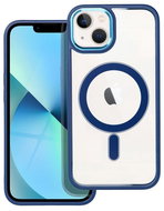 TopQ Cover Magnetic iPhone 13 hard with blue frame 130067 - Phone Cover