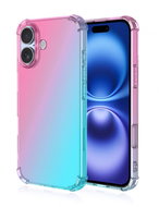 TopQ Cover iPhone 16 Shock rainbow mint pink 124869 - Phone Cover