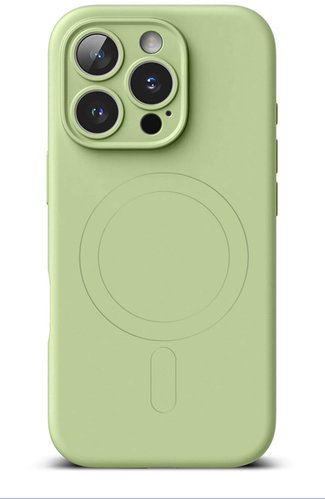 TopQ Cover iPhone 16 Pro with MagSafe green 130216 - Phone Cover - Main image