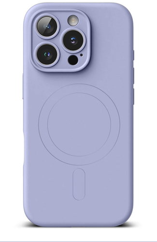 TopQ Cover iPhone 16 Pro with MagSafe light purple 130202 - Phone Cover - Main image