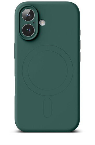 TopQ Cover iPhone 16 with MagSafe dark green 130220 - Phone Cover - Main image