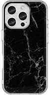 TopQ Cover STYLE iPhone 16 Pro Solid Marble Black 129879 - Phone Cover
