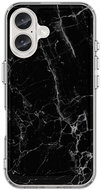 TopQ Cover STYLE iPhone 16 Solid Marble Black 129707 - Phone Cover