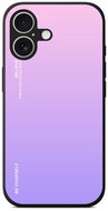 TopQ Kryt LUXURY iPhone 16 pevný duhový růžový 124852 - Kryt na mobil