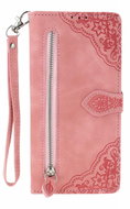 TopQ Xiaomi Redmi 14C book case with zipper pink 131074 - Phone Case