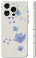 TopQ Cover Design iPhone 16 Pro Max Blue Flowers 130793 - Phone Cover