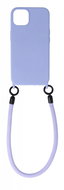 TopQ Cover Minimalist Wrist Strap iPhone 13 purple 126039 - Phone Cover