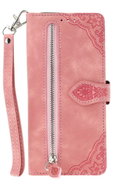 TopQ Xiaomi Redmi Note 13 Pro book case with zipper pink 131268 - Phone Case