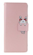 TopQ Case Xiaomi Redmi Note 13 Pro book pink with rabbit 131054 - Phone Case