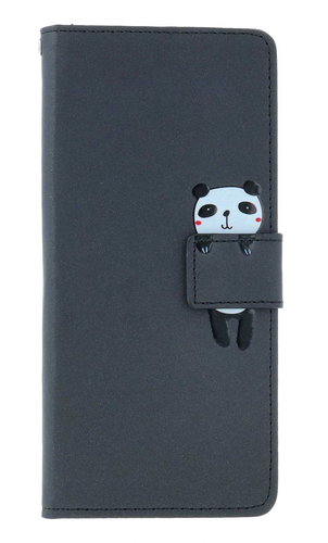 TopQ Case Xiaomi Redmi Note 13 Pro book black with panda 131052 - Phone Case - Main image