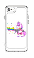 TopQ Cover Image iPhone SE 2020 Image solid Rainbow Gun 131202 - Phone Cover