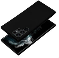 TopQ Soft cover Samsung S24 FE black 131376 - Phone Cover