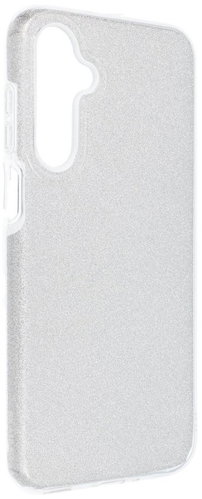 TopQ Cover Samsung A16 glitter silver 131527 - Phone Cover - Main image