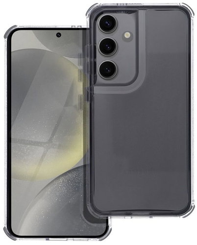 TopQ Cover Samsung A16 durable transparent black 131743 - Phone Cover - Main image