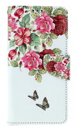 TopQ Pouzdro Xiaomi Redmi Note 13 Pro 5G knížkové Něžné květy 130237 - Pouzdro na mobil