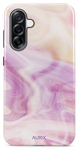 TopQ Cover AURIX Samsung A36 hard Pinky Wave 140191 - Phone Cover - Main image