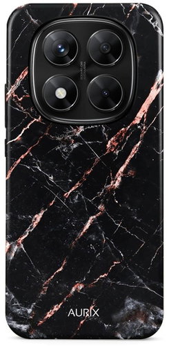 TopQ Cover AURIX Xiaomi Redmi Note 14 Pro 5G solid Euphoria Marble 136519 - Phone Cover - Main image