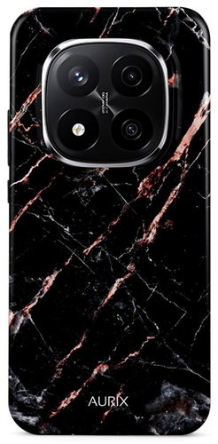 TopQ Cover AURIX Xiaomi Redmi Note 14 Pro+ 5G solid Euphoria Marble 140177 - Phone Cover - Main image