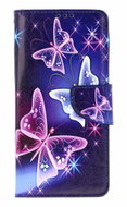 TopQ Case Motorola Edge 60 Fusion Book Blue with Butterflies 140076 - Phone Case