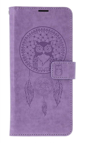 TopQ Case Xiaomi Redmi 14C book trap with owl purple 133346 - Phone Case - Main image