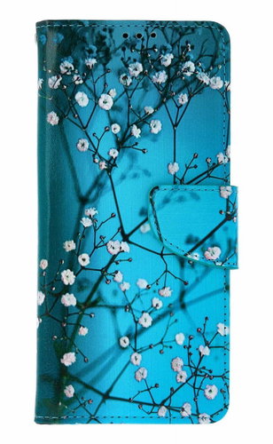 TopQ Case Xiaomi Redmi A5 book Blue with flowers 140189 - Phone Case - Main image
