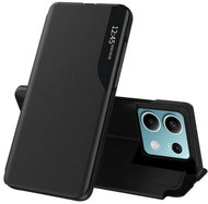 TopQ Case Xiaomi Redmi Note 13 5G Smart View book black 121180 - Phone Case
