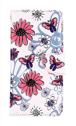 TopQ Case Motorola Edge 40 Book Flowers 121329 - Phone Case - Main image