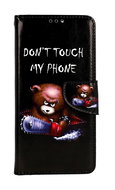 TopQ Pouzdro Motorola Edge 40 knížkové Don't Touch méďa 121327 - Phone Case