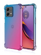 TopQ Cover Motorola Moto G84 5G Shock rainbow blue-pink 120949 - Phone Cover