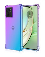 TopQ Cover Motorola Edge 40 Shock rainbow purple-blue 120902 - Phone Cover