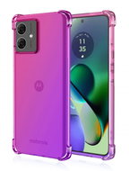 TopQ Cover Motorola Moto G54 5G Shock rainbow pink-purple 120894 - Phone Cover