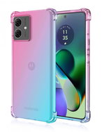 TopQ Cover Motorola Moto G54 5G Shock rainbow mint pink 120889 - Phone Cover