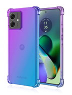 TopQ Kryt Motorola Moto G54 5G Shock duhový fialovo-modrý 120888 - Phone Cover