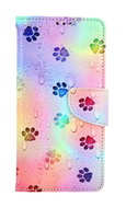 TopQ Case Motorola Moto G84 5G booklet Paws 121351 - Phone Case