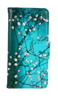 TopQ Case Motorola Moto G54 5G Book Blue with flowers 121336 - Phone Case