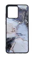 TopQ Marble cover Motorola Moto G54 5G hard Smoky Color 121027 - Phone Cover