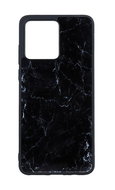 TopQ Kryt Marble Motorola Moto G54 5G pevný Smoky Black 121026 - Phone Cover