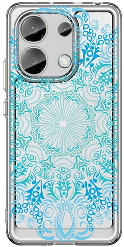 TopQ Kryt Image Xiaomi Redmi Note 13 Image pevný Blue Mandala 122005 - Phone Cover - Main image