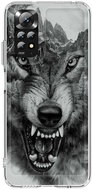 TopQ Cover Image Xiaomi Redmi Note 11 Image hard Black and white wolf 121660 - Phone Cover