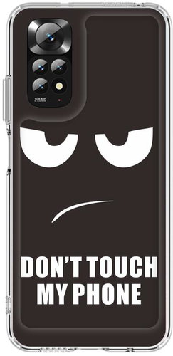 TopQ Cover Image Xiaomi Redmi Note 11 Image hard Don't Touch 121657 - Phone Cover - Main image