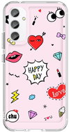 TopQ Kryt Image Samsung A34 Image pevný Happy Day 121622 - Phone Cover