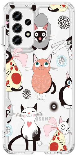 TopQ Cover Image Samsung A23 5G Image hard Cats 2 121621 - Phone Cover - Main image