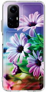 TopQ Cover Image Xiaomi Redmi Note 12S Image solid Purple flowers 121605 - Phone Cover
