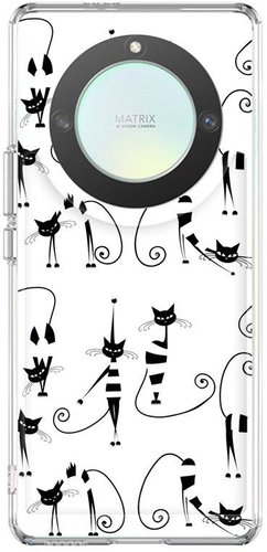 TopQ Kryt Image Honor Magic5 Lite 5G Image pevný Cats 1 121473 - Phone Cover - Main image