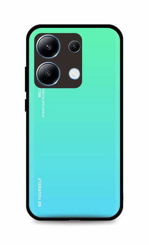 TopQ Cover LUXURY Xiaomi Redmi Note 13 solid rainbow green 120978 - Phone Cover - Main image