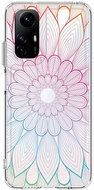 TopQ Cover Image Xiaomi Redmi Note 12S Image hard Rainbow Mandala 121582 - Phone Cover