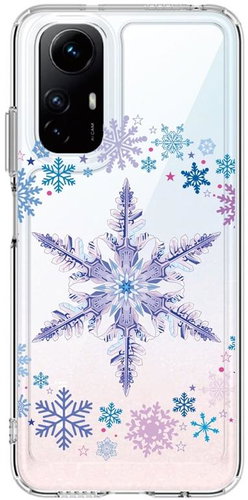 TopQ Kryt Image Xiaomi Redmi Note 12S Image pevný Snowflake 121578 - Phone Cover - Main image