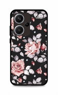 TopQ Kryt LUXURY Xiaomi Redmi Note 13 Pro+ 5G pevný Black Roses 122726 - Phone Cover