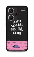 TopQ Kryt LUXURY Xiaomi Redmi Note 13 Pro+ 5G pevný Antisocial Club 122722 - Phone Cover